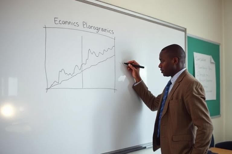 Student studying online